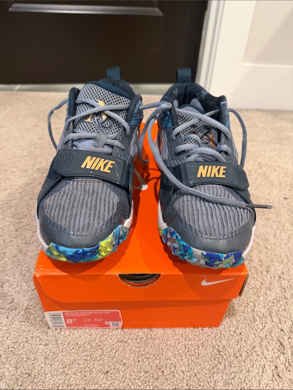 Nike Air Zoom Diamond Elite Turf 8.5